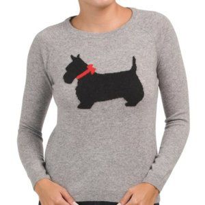 Philosophy NEW Woman's Puppy Cashmere Sweater Size L Gray Color $259